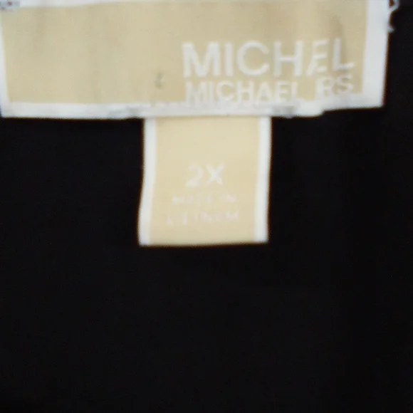 Michael Kors Black Blouse with Gold Accent - Picture 4 of 10